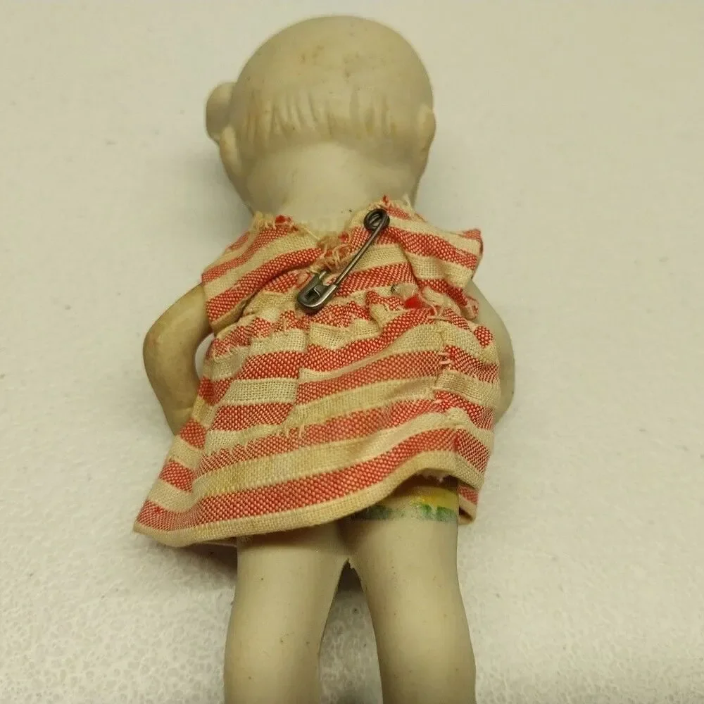 Vintage Made In Japan All Bisque Doll 4.5